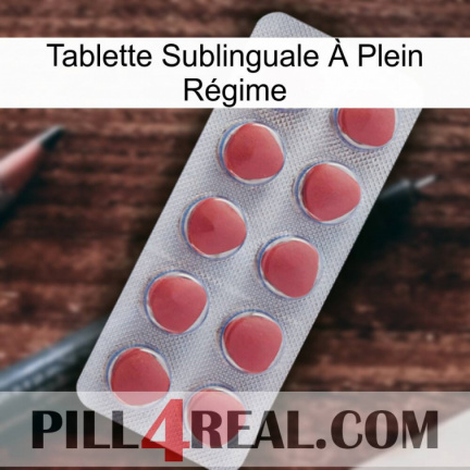 Tablette Sublinguale À Plein Régime 18
